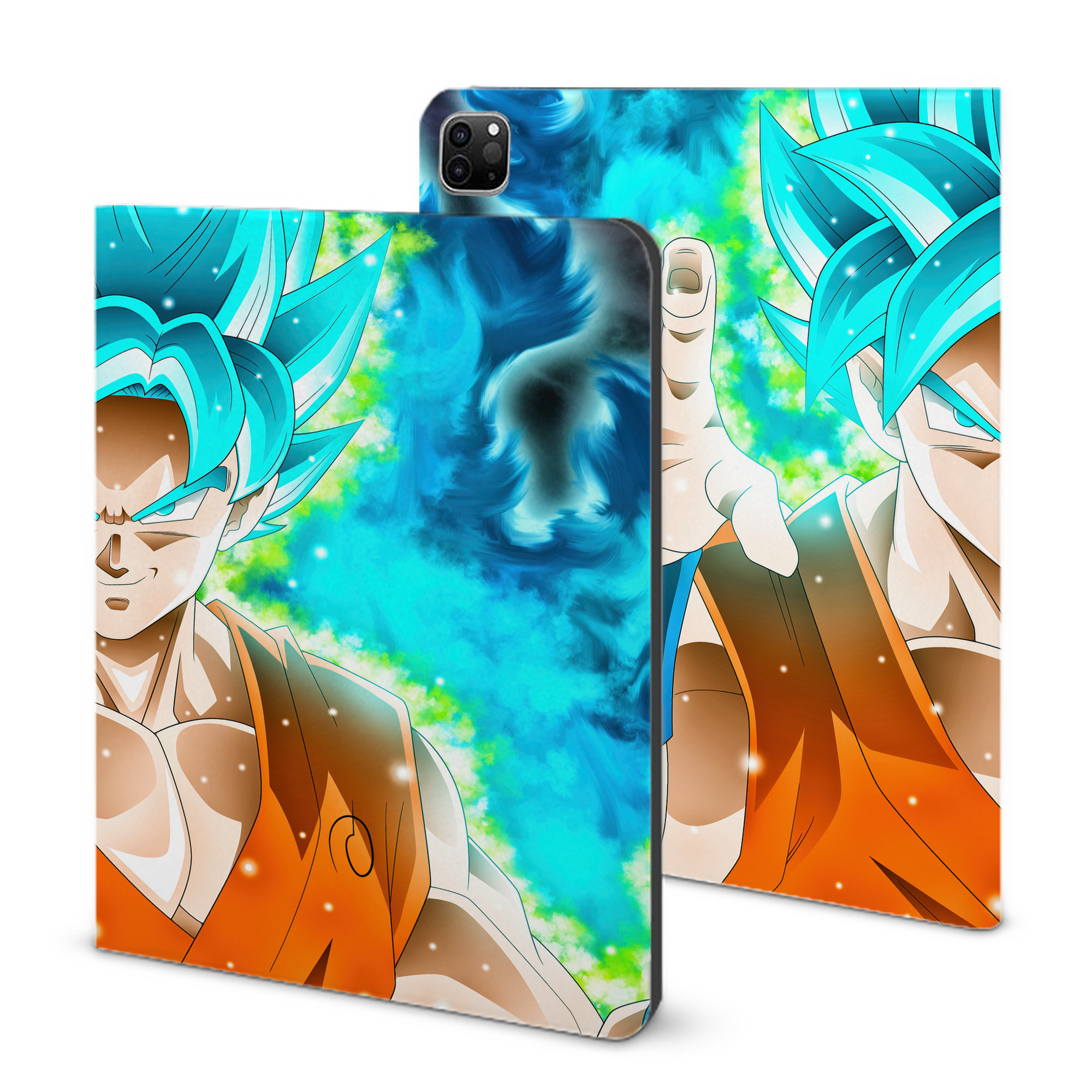 （画像用） ドラゴンボール DRAGON BALL IPad ケース ブック型 PUレザー TPU 耐衝撃 軽量 薄型 ペン収納なし 全面保護 IPad 各モデル対応